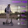 image:imageWERHY Electric Scooter 500W350W Powerful Motor amp 19MPH Top Speed 162527 Miles Range Folding E Scooter with Dual Braking for Teens and AdultsPurpleBlack