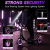 image:imageWERHY Electric Scooter 500W350W Powerful Motor amp 19MPH Top Speed 162527 Miles Range Folding E Scooter with Dual Braking for Teens and AdultsPurpleBlack