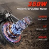 image:imageWERHY Electric Scooter 500W350W Powerful Motor amp 19MPH Top Speed 162527 Miles Range Folding E Scooter with Dual Braking for Teens and AdultsRedBlack