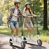 image:imageWERHY Electric Scooter 500W350W Powerful Motor amp 19MPH Top Speed 162527 Miles Range Folding E Scooter with Dual Braking for Teens and AdultsWhite