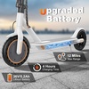 image:imageWERHY Electric Scooter 500W350W Powerful Motor amp 19MPH Top Speed 162527 Miles Range Folding E Scooter with Dual Braking for Teens and AdultsWhite