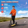 image:imageWERHY Foldable Electric Scooter for 7894 feet 350W Motor Max 12 Miles Long Range 19 MPH Max Speed 85 Solid Tire Lightweight Foldable EScooter with Dual Braking Digital DisplayRed