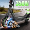 image:imageWERHY Foldable Electric Scooter for 7894 feet 350W Motor Max 12 Miles Long Range 19 MPH Max Speed 85 Solid Tire Lightweight Foldable EScooter with Dual Braking Digital DisplayGreen