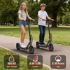 image:imageWERHY Foldable Electric Scooter for 7894 feet 350W Motor Max 12 Miles Long Range 19 MPH Max Speed 85 Solid Tire Lightweight Foldable EScooter with Dual Braking Digital DisplayRed