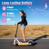 image:imageWERHY Foldable Electric Scooter for 7894 feet 350W Motor Max 12 Miles Long Range 19 MPH Max Speed 85 Solid Tire Lightweight Foldable EScooter with Dual Braking Digital DisplayPink Yellow