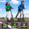 image:imageWERHY Foldable Electric Scooter for 7894 feet 350W Motor Max 12 Miles Long Range 19 MPH Max Speed 85 Solid Tire Lightweight Foldable EScooter with Dual Braking Digital DisplayGreen