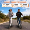 image:imageWERHY Foldable Electric Scooter for 7894 feet 350W Motor Max 12 Miles Long Range 19 MPH Max Speed 85 Solid Tire Lightweight Foldable EScooter with Dual Braking Digital DisplayOrange