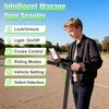 image:imageWERHY Foldable Electric Scooter for 7894 feet 350W Motor Max 12 Miles Long Range 19 MPH Max Speed 85 Solid Tire Lightweight Foldable EScooter with Dual Braking Digital DisplayGreen
