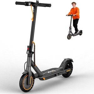 image:imageElectric Scooter for Kids Aged 610 350W Motor 19 Mph Speed amp 15 Miles Range 85 Solid Tires Lightweight Foldable Scooter with Dual Braking System Max Load 265LBSBlackOrange