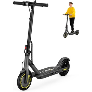 image:imageElectric Scooter for Kids Aged 610 350W Motor 19 Mph Speed amp 15 Miles Range 85 Solid Tires Lightweight Foldable Scooter with Dual Braking System Max Load 265LBSBlack Yellow