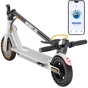 image:imageWERHY Electric Scooter 500W350W Powerful Motor amp 19MPH Top Speed 162527 Miles Range Folding E Scooter with Dual Braking for Teens and AdultsWhite