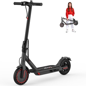 image:imageWERHY Foldable Electric Scooter for 7894 feet 350W Motor Max 12 Miles Long Range 19 MPH Max Speed 85 Solid Tire Lightweight Foldable EScooter with Dual Braking Digital DisplayRed