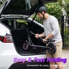 image:imageWERHY Electric Scooter 500W350W Powerful Motor amp 19MPH Top Speed 162527 Miles Range Folding E Scooter with Dual Braking for Teens and AdultsBlackPurple